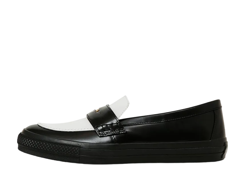 コンバース オールスター コインローファー "ブラック/ホワイト"