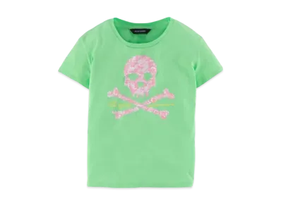 Polo Ralph Lauren Kids Solid Cotton Skull Top "Green"