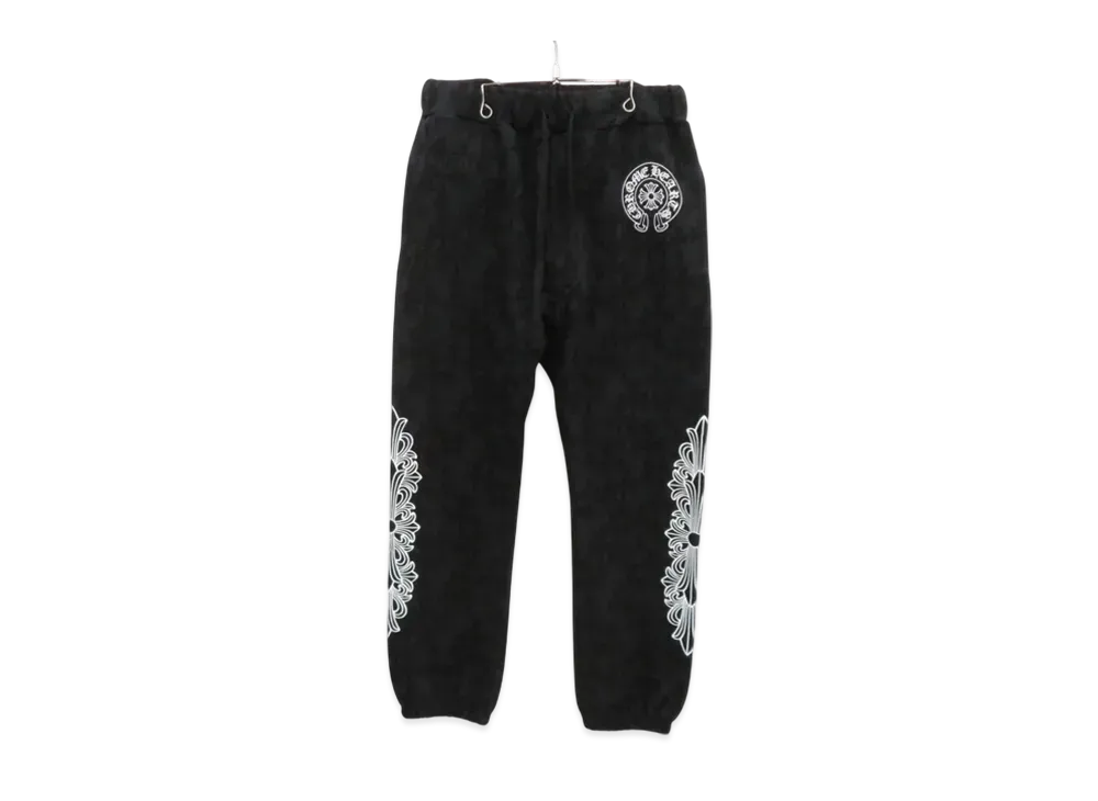 Chrome Hearts Cemetery Cross Sweat Pants "Black"