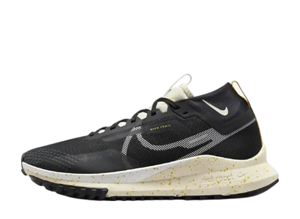 Nike React Pegasus Trail 4 GORE-TEX "Black/White/Coconut Milk/Vivid Sulfur"