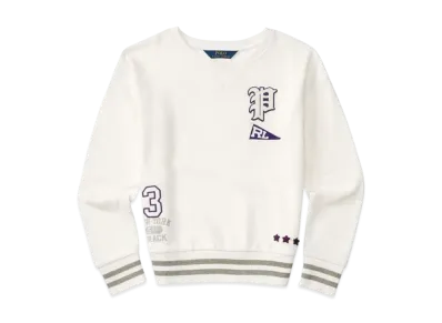 Polo Ralph Lauren Kids Fleece Long-Sleeve Pullover "Cream"