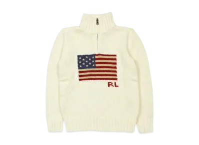 Polo Ralph Lauren Kids Henry Neck Sweater "Cream"