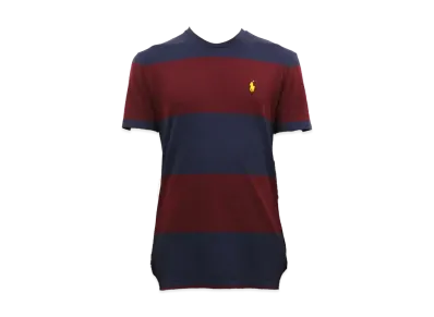 Polo Ralph Lauren Deer Child Stripe Tee "Navy/Red"