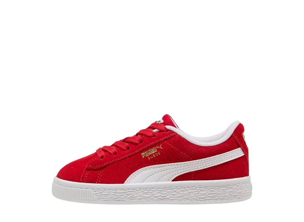 プーマ PS スウェード クラシック "フォーオールタイムレッド/プーマホワイト" (キッズ)