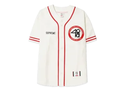 Supreme x 40 Acres Twill Baseball Jersey Supreme x 40 Acres Twill Baseball Jersey