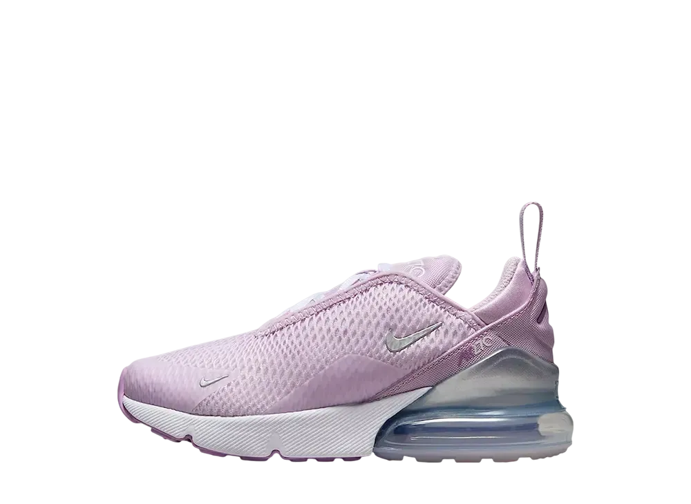 Nike PS Air Max 270 "Doll/Rush Fuchsia/White/Metallic Silver"