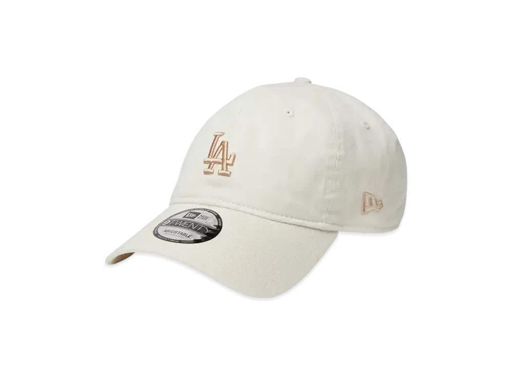 NEW ERA 9Twenty Khaki Sweat Band Los Angeles Dodgers "Ivory"