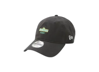 NEW ERA x SESAME STREET MARKET Collaboration Logo Cap "Black"