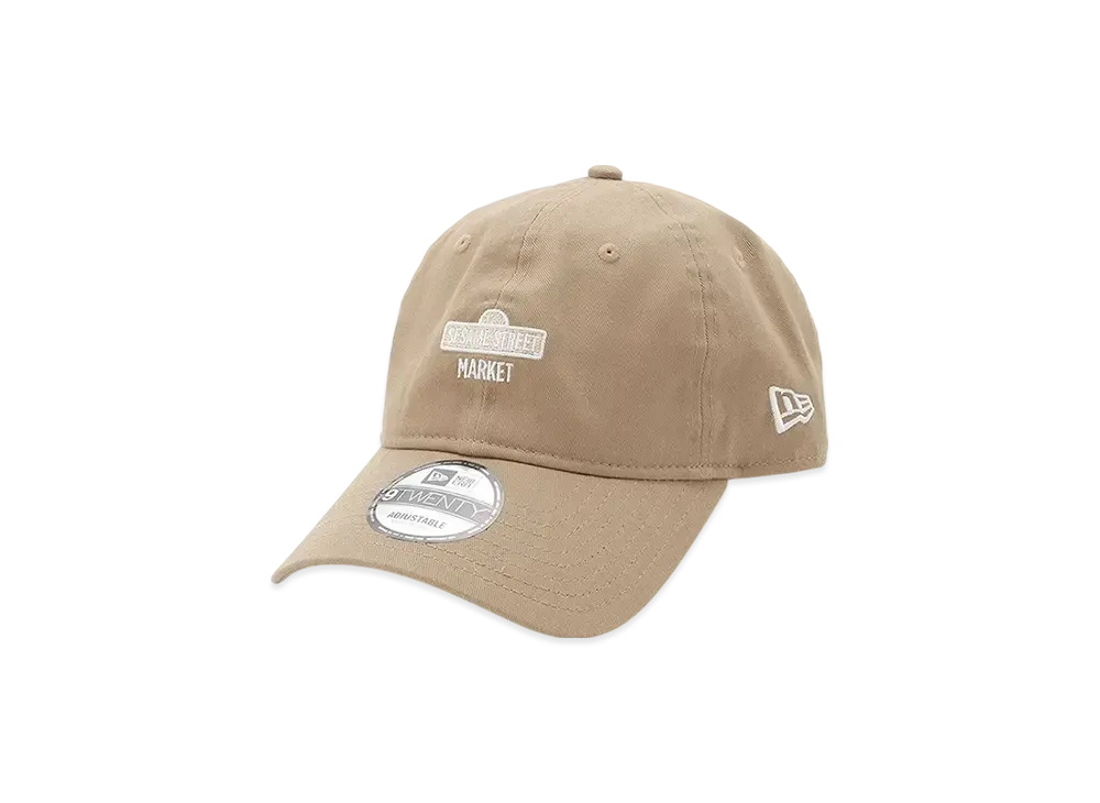 NEW ERA x SESAME STREET MARKET Collaboration Message Cap "Beige"