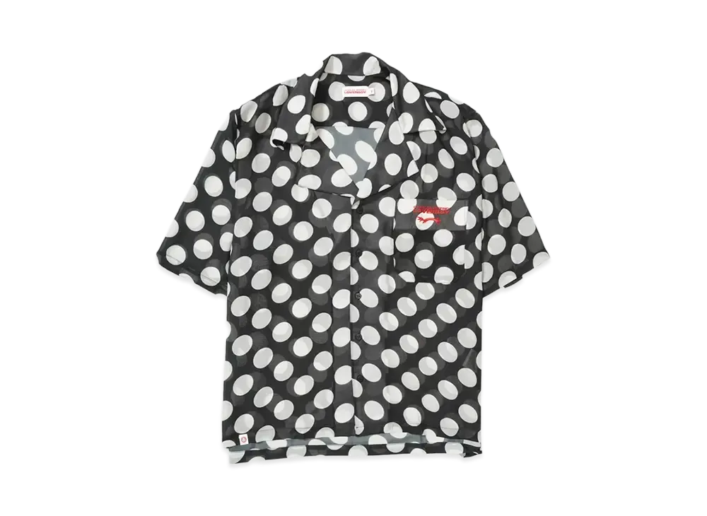 Charles Jeffrey Loverboy HAWAIIAN SHIRT "BLACK"