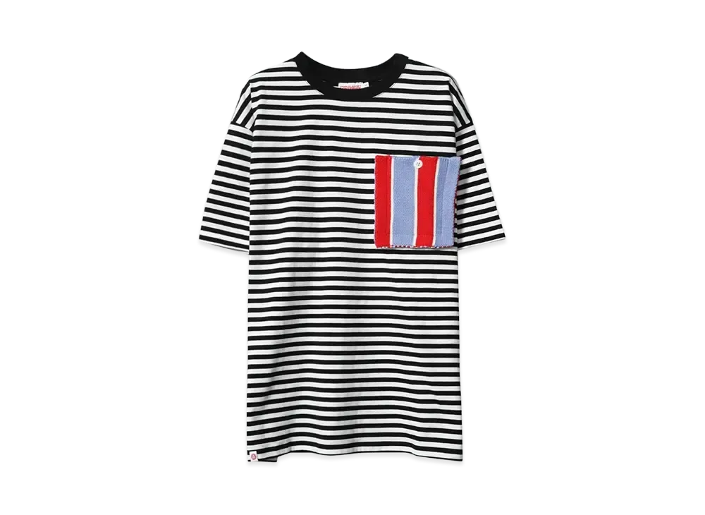Charles Jeffrey Loverboy PATCH TEE "BLACK WHITE"