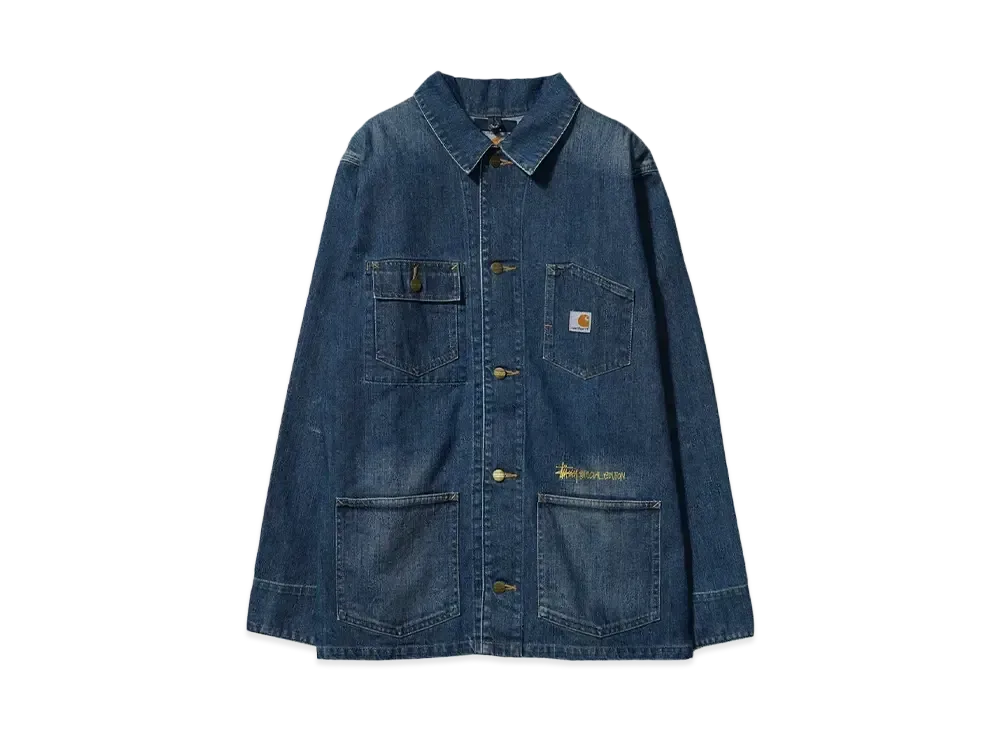 【希少XL／中古美品】Stussy × Carhartt WIP チョアコート 希少80sカーハート チョアコート Stussyコラボ 元ネタ - メルカリ