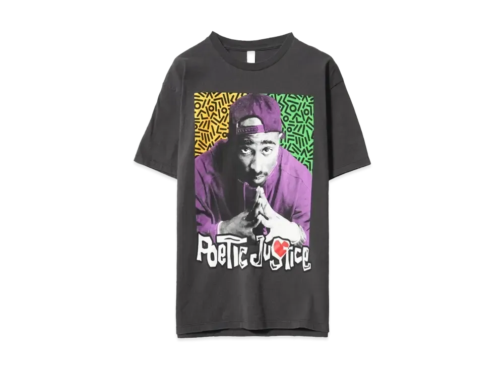 THRIFTY LOOK TEE THRIFTY "POETIC JUSTICE" TEE "BLACK"