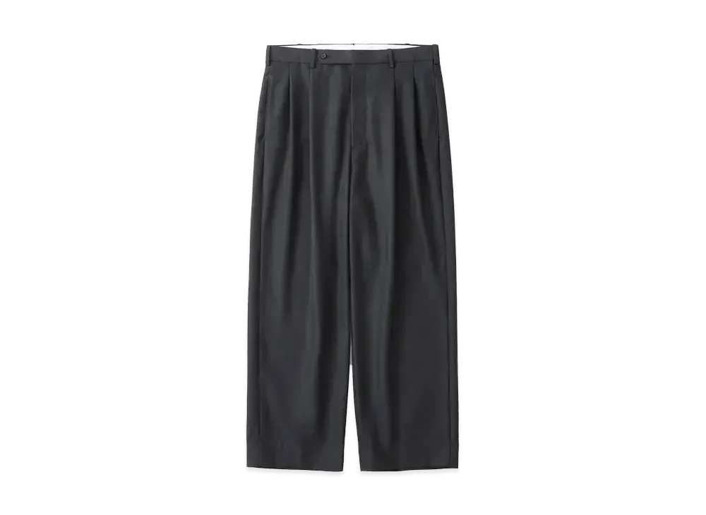 everyone x A.PRESSE Wool Gabardine Jacket & Wide Trousers (Pants) "Charcoal"