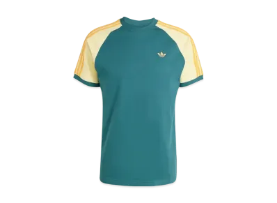adidas Originals Cali Short Sleeve T-shirt "Tech Green/Almost Yellow/Hazy Orange"