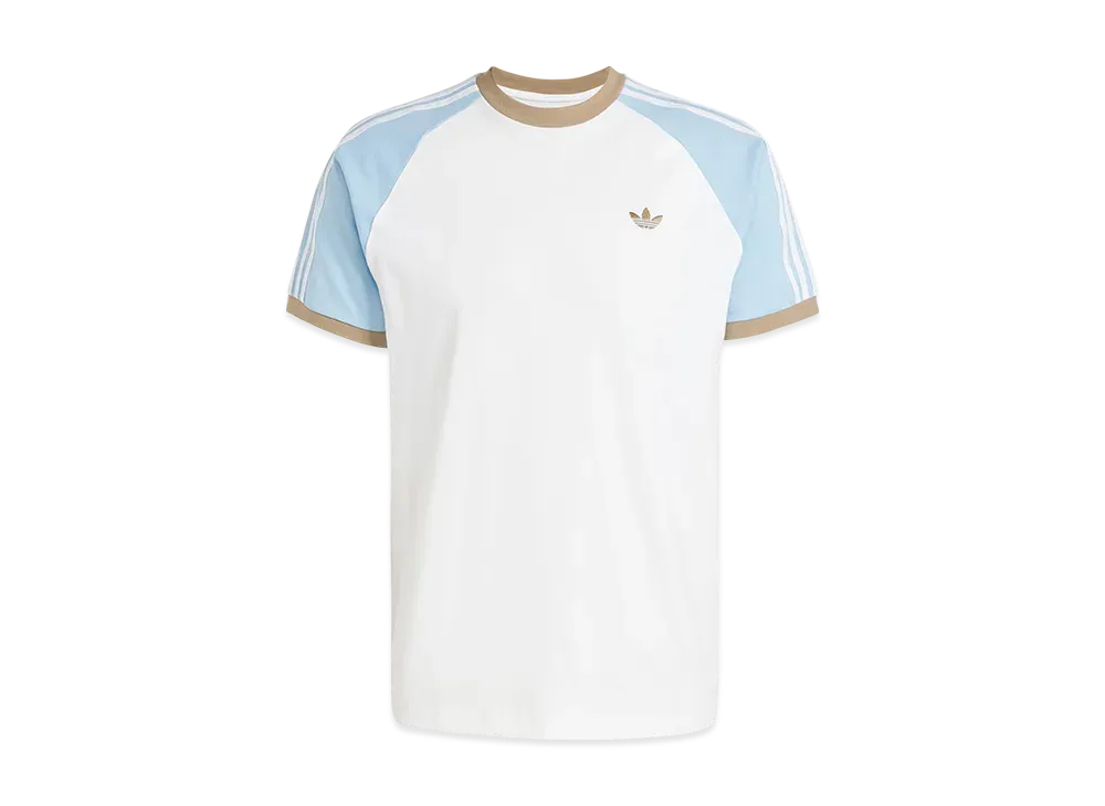 adidas Originals Cali Short Sleeve T-shirt "White/Clear Sky/Blanch Cargo"