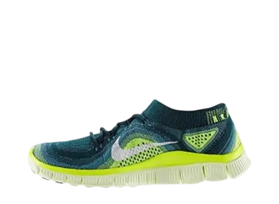 Nike Women's Free Flyknit "Green Neon/Yellow"