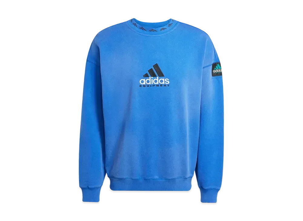 adidas Equipment Wash Crewneck Sweat "Equipment Blue"
