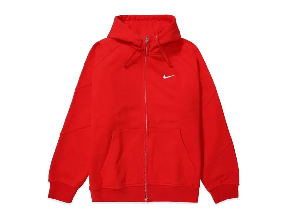 Supreme x Nike Zip Up Hooded Sweatshirt "Red"