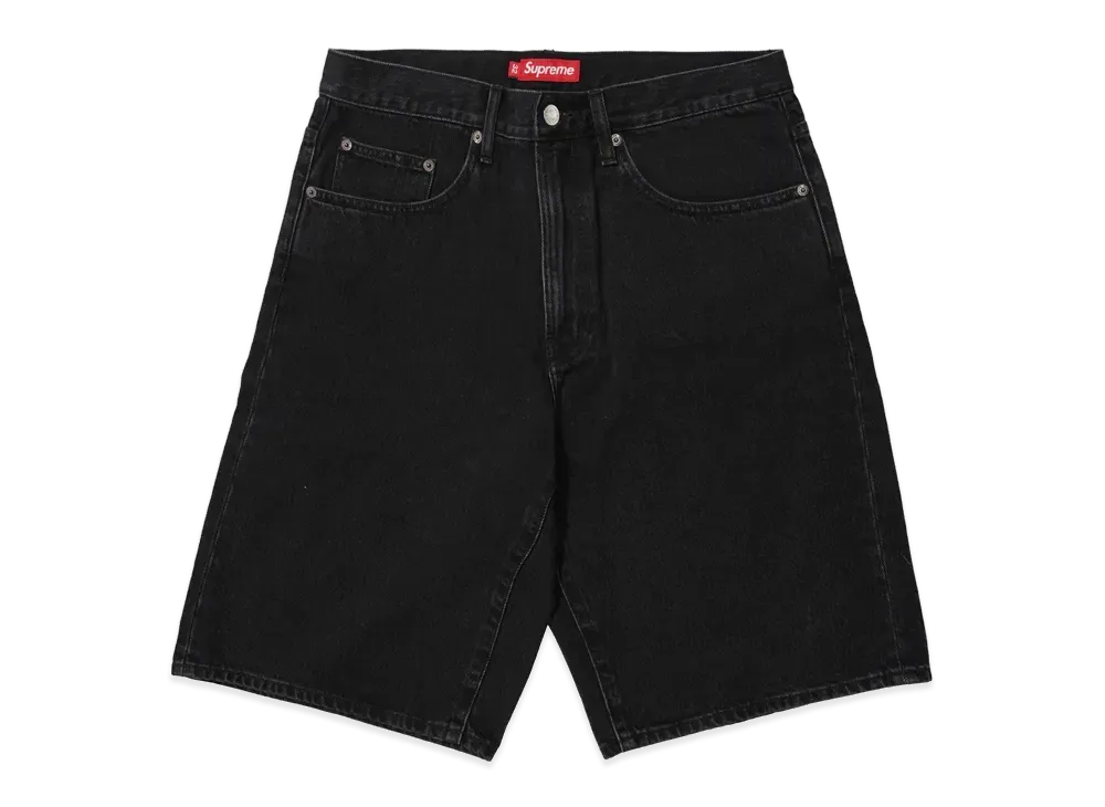 Supreme Baggy Denim Short "Black"
