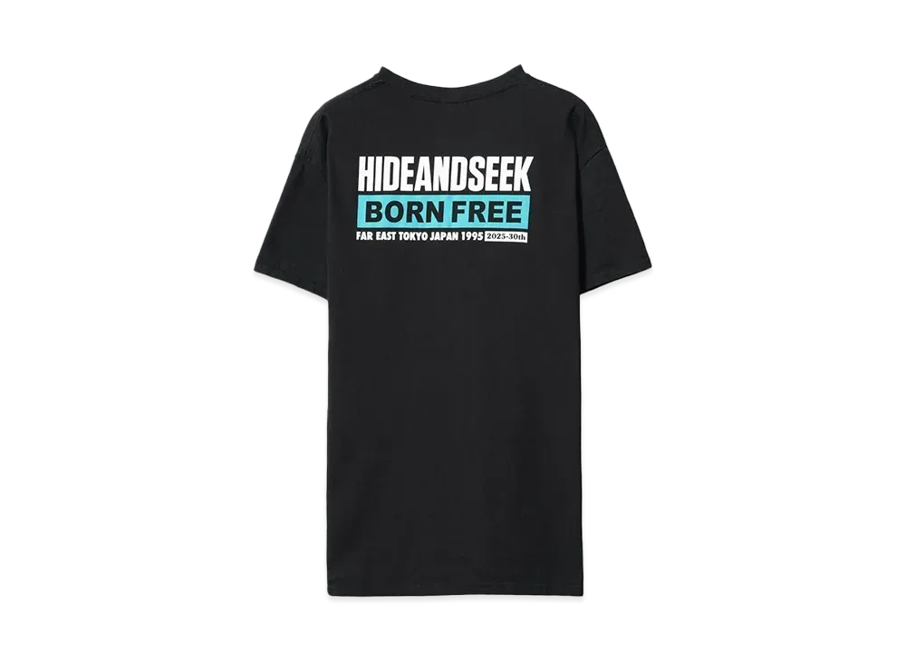 Hide and Seek Label S/S Tee "BLACK"