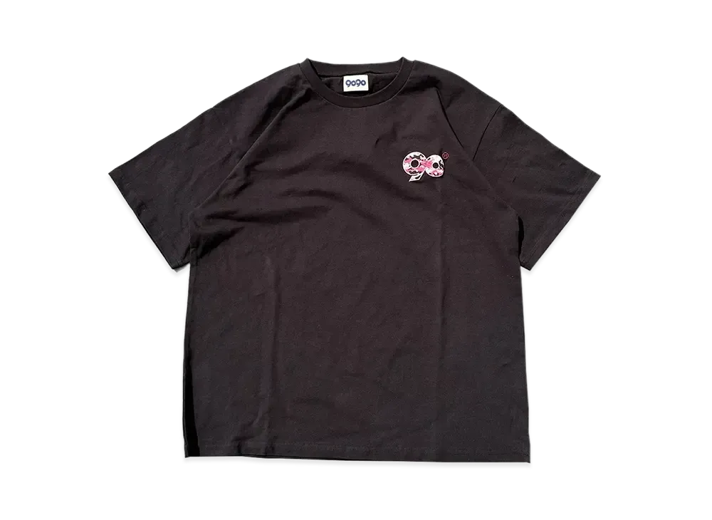 9090 90 Logo Tee "BLACK PINK CAMO"