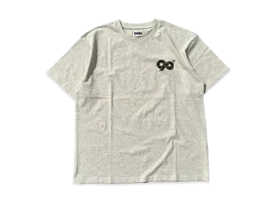 9090 90 Logo Tee "HEATHER WHITE"