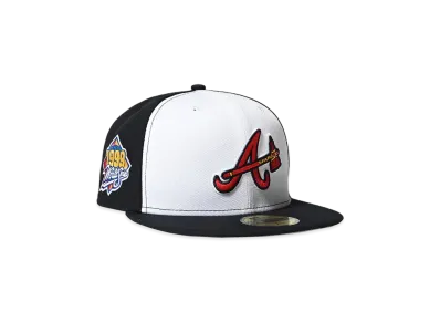 HOME GAME ATLANTA BRAVES CO 1999 WS 59FIFTY "WHITE/NAVY"