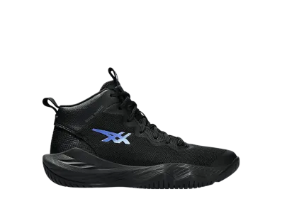 アシックス GS ノヴァサージ "ブラック/サファイア" (キッズ)