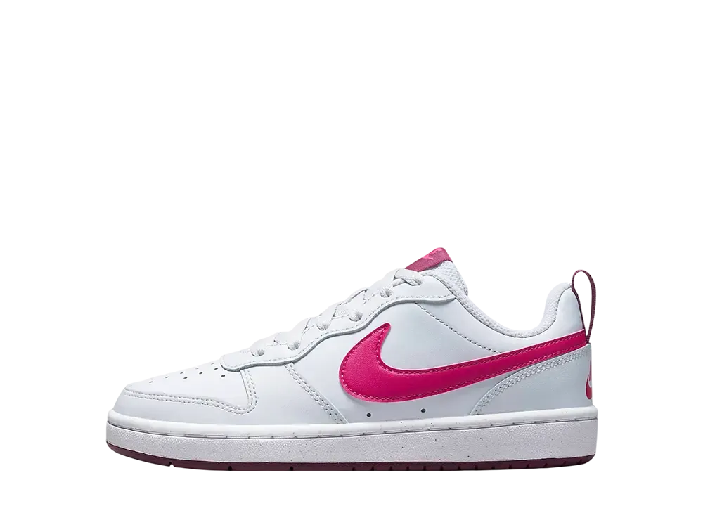 ナイキ GS コートボロー ロー2 "ピュアプラチナム/サングリア/ピンクプライム" (キッズ)