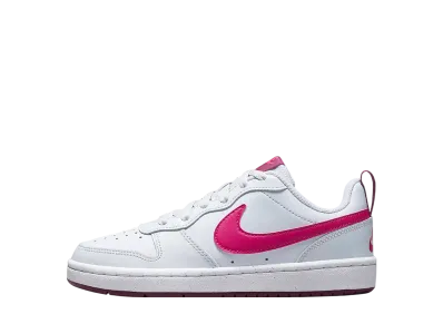Nike GS Court Borough Low 2 "Pure Platinum/Sangria/Pink Prime"