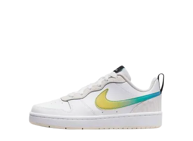 Nike GS Court Borough Low 2 SE "White/White/Phantom/Multi-Color"
