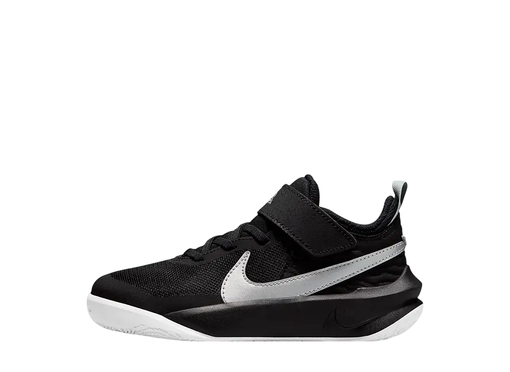 ナイキ PS チームハッスル D10 "ブラック/ボルト/ホワイト/メタリックシルバー" (キッズ)
