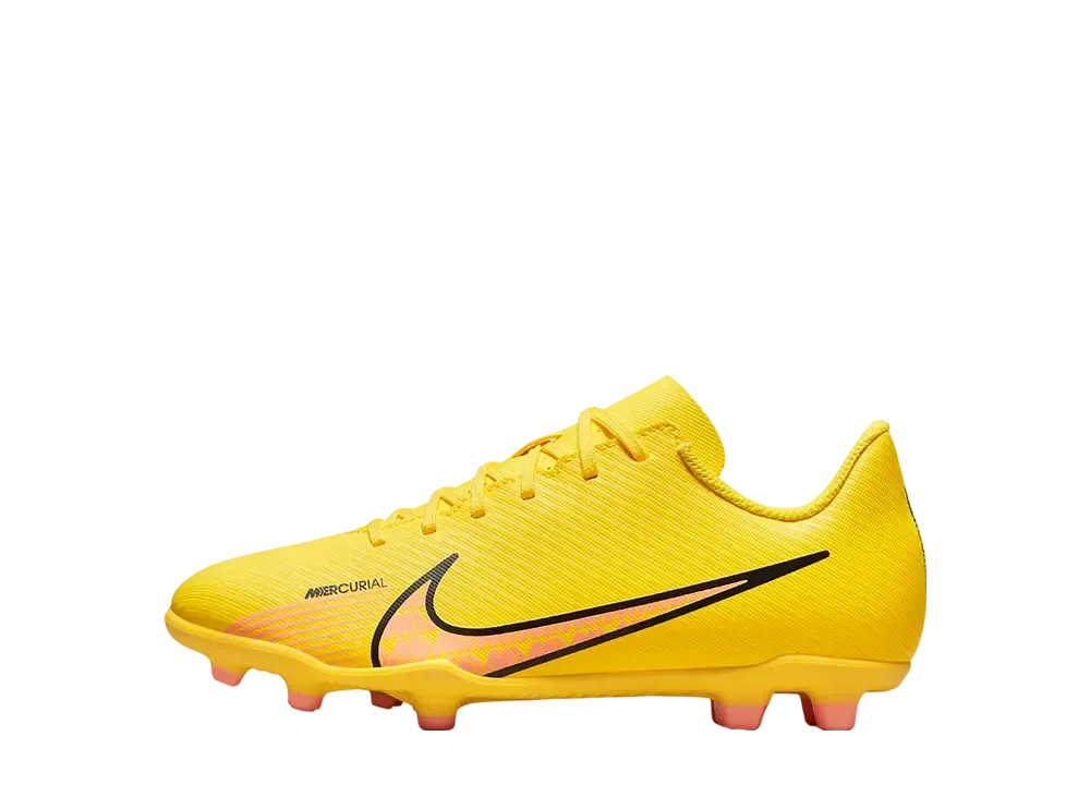 ナイキ GS マーキュリアル ヴェイパー15 クラブ "イエローストライク/サンセットグロー" (キッズ)