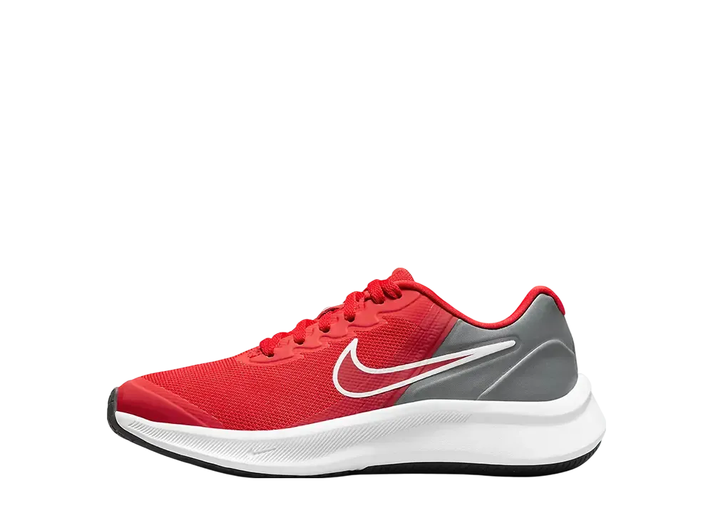 ナイキ GS スターランナー3 "ユニバーシティレッド/スモークグレー/ユニバーシティレッド" (キッズ)