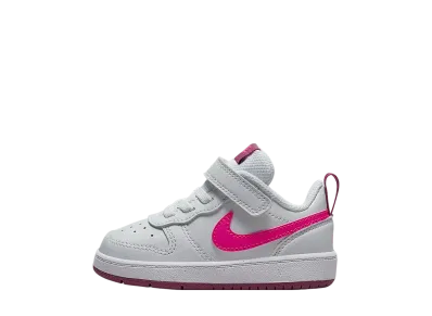 Nike TD Court Borough Low 2 "Pure Platinum/Sangria/Pink Prime"