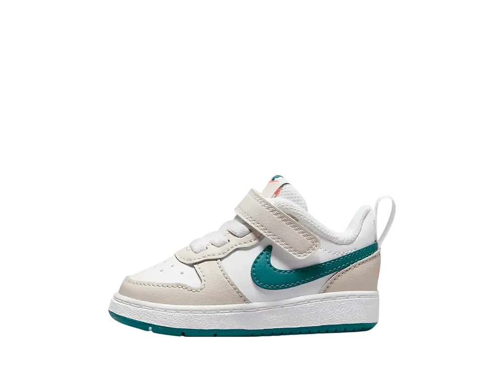 ナイキ TD コートボロー ロー2 "ファントム/ホワイト/トータルオレンジ/ブライトスプルース" (キッズ)