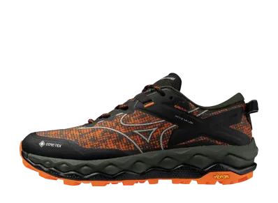 マハリシ × ミズノ ウェーブムジン LS ゴアテックス "オレンジ/グレー/カーキ"