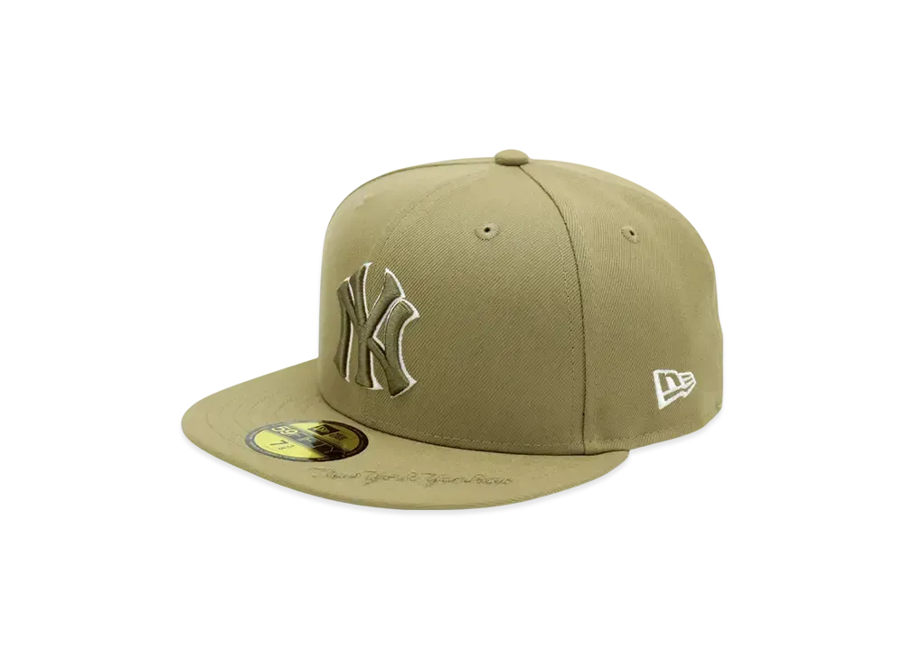NEW ERA x THE CAP 'British Lawn' 59Fifty New York Yankees "British Khaki"