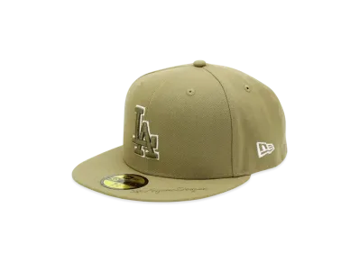 NEW ERA x THE CAP 'British Lawn' 59Fifty Los Angeles Dodgers "British Khaki"