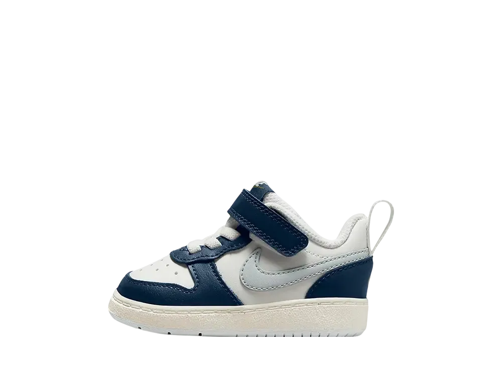 ナイキ TD コートボロー ロー2 "サミットホワイト/ヴァレリアンブルー/ピルグリム/ピュアプラチナム" (キッズ)