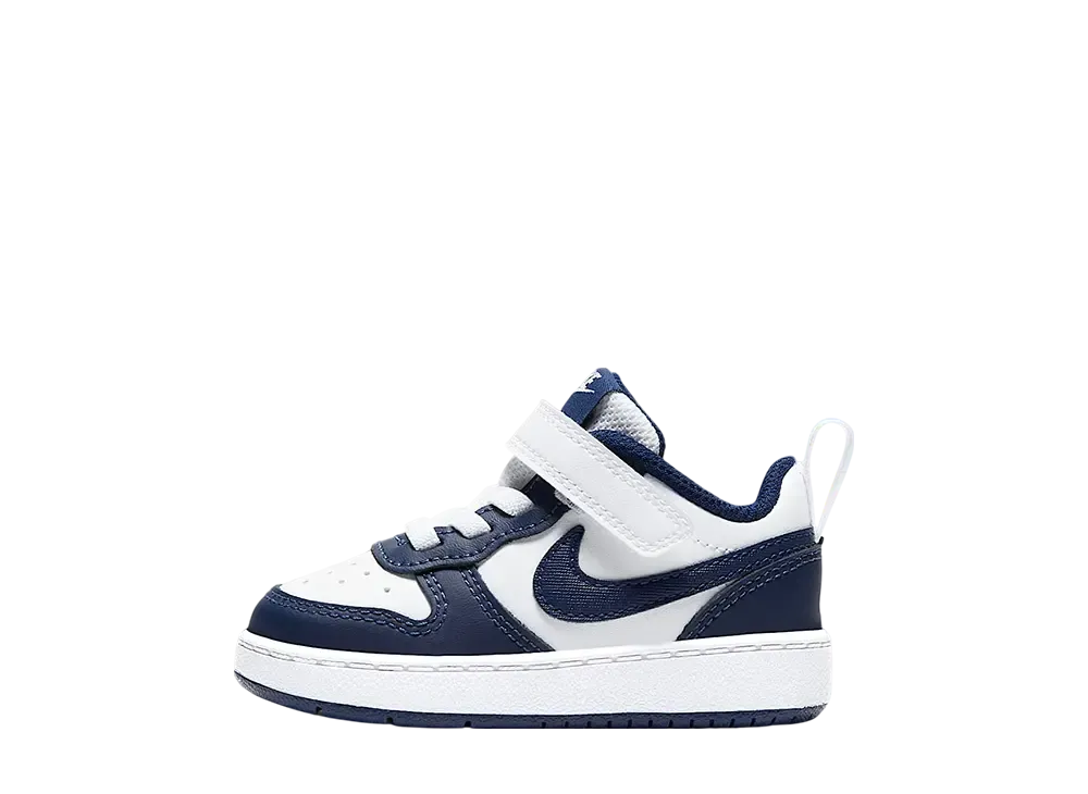 ナイキ TD コートボロー ロー2 "ホワイト/シグナルブルー/ブルーボイド" (キッズ)