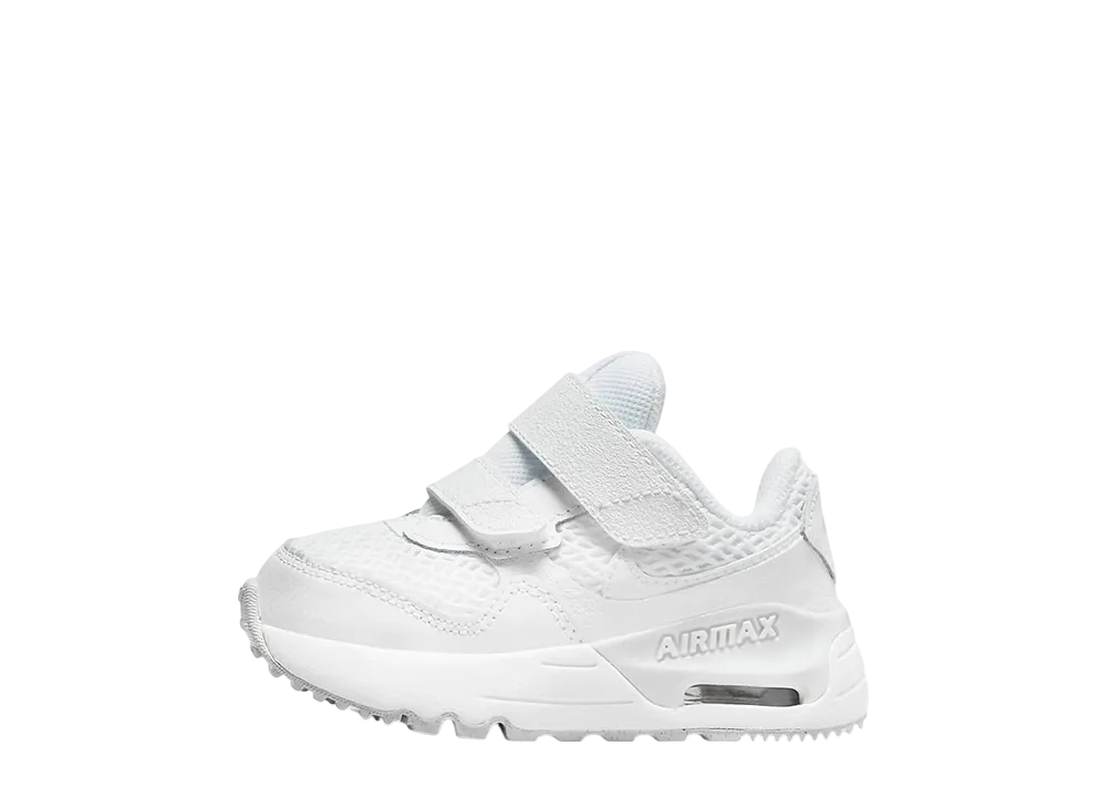 ナイキ TD エアマックス システム "ホワイト/ピュアプラチナム/ホワイト" (キッズ)
