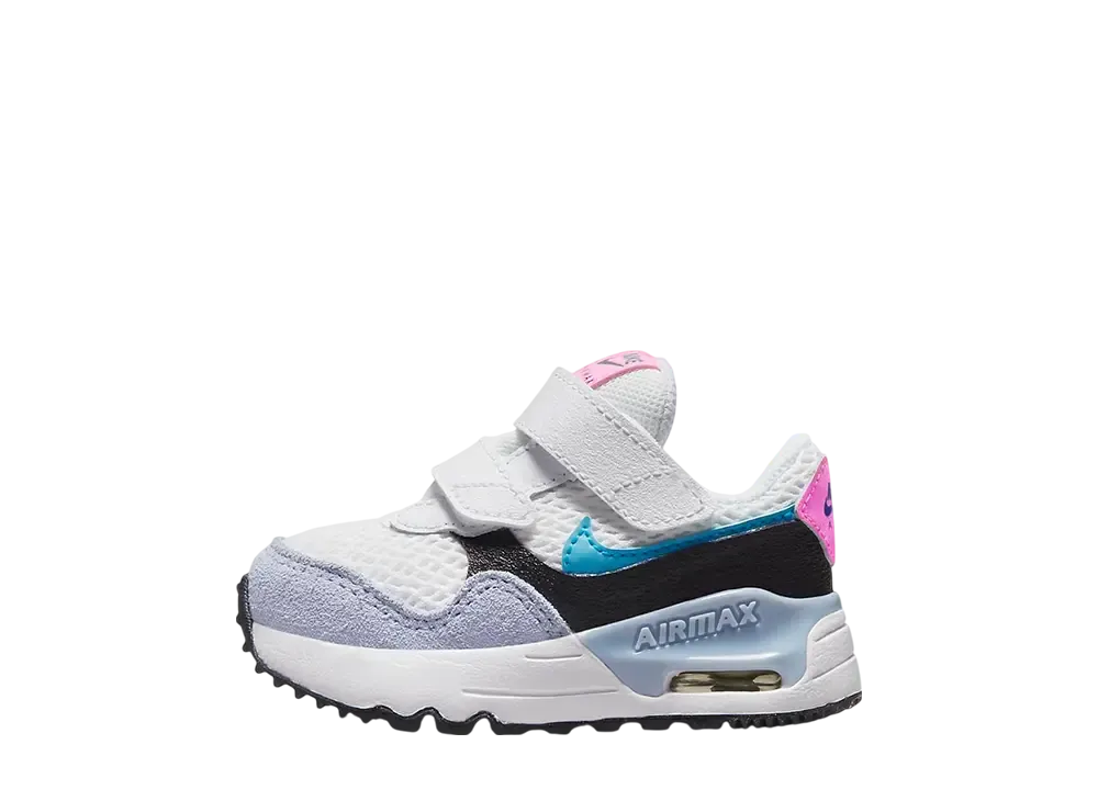ナイキ TD エアマックス システム "ホワイト/ブラック/ブルーウィスパー/ブルーライトニング" (キッズ)