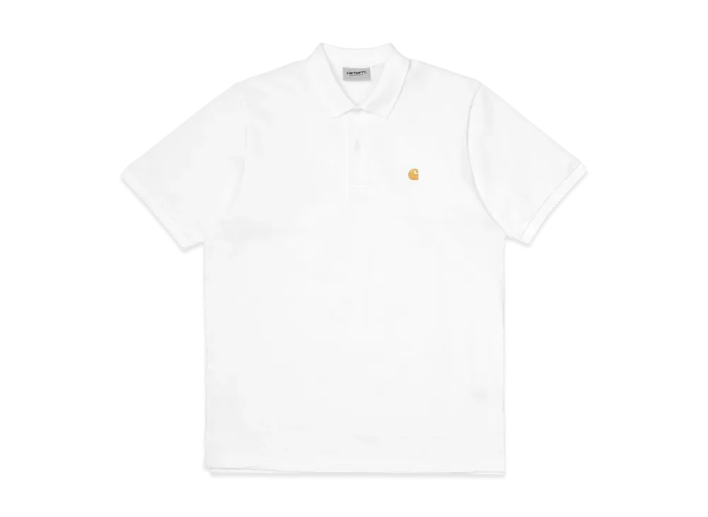 Carhartt WIP S/S Chase Pique Polo "White Gold"