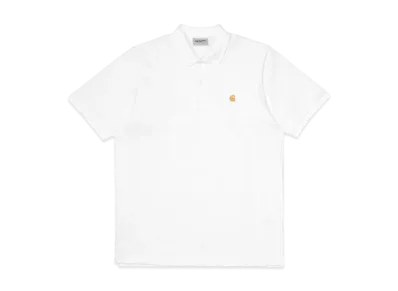 Carhartt WIP S/S Chase Pique Polo "White Gold"