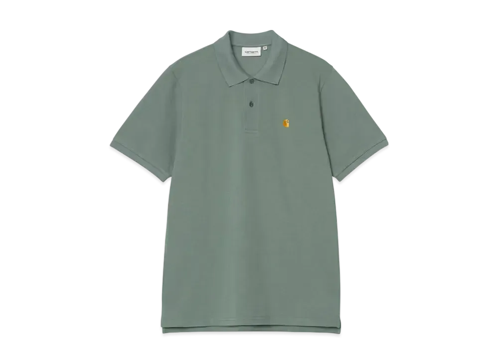Carhartt WIP S/S Chase Pique Polo "Silver Pine Gold"