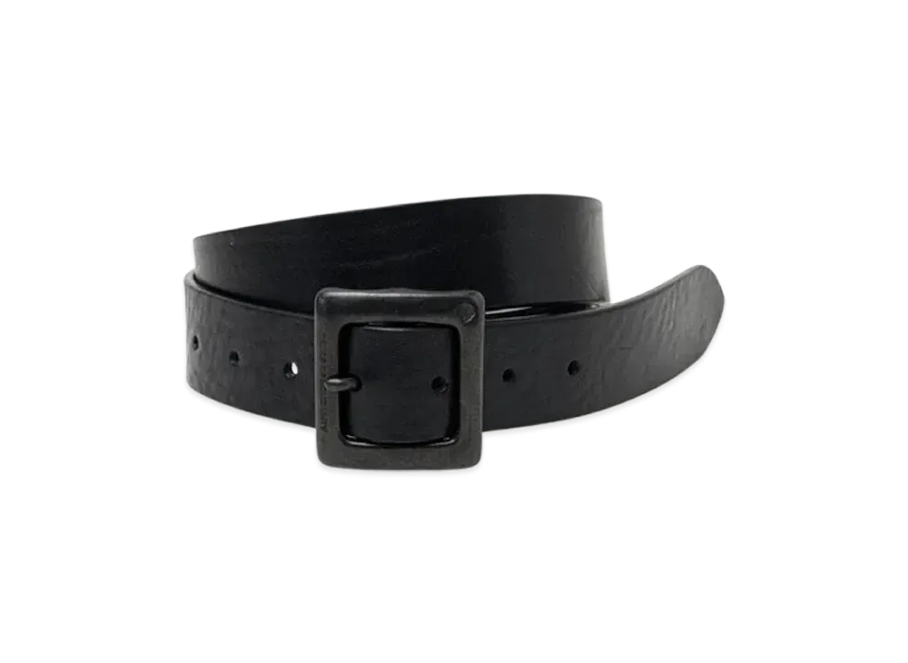 RATS Leather Belt "Black/Black"