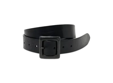 RATS Leather Belt "Black/Black"
