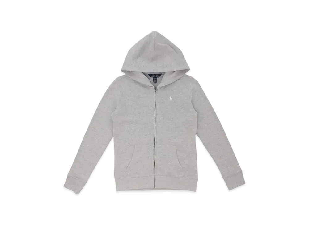 Polo Ralph Lauren Kids French Terry Full-Zip Hoodie "Grey"